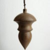 Pendule de radiesthésie bois de Noyer