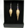 Boucles d'oreilles bois artisanales