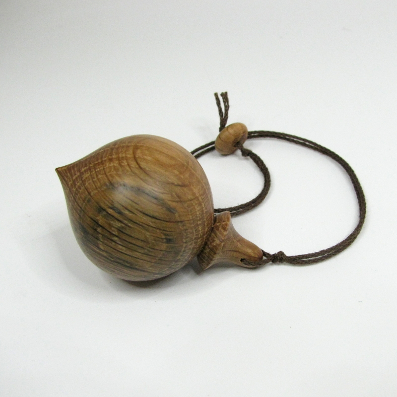 Pendule de radiesthésie artisanal bois de Chêne