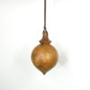 Pendule de radiesthésie artisanal, bois d'Aulne.