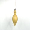 Pendule de radiesthésie artisanal, tourné en bois de Buis.