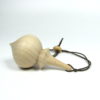 Pendule de radiesthésie artisanal, tourné en bois de Houx
