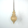 Pendule de radiesthésie artisanal, tourné en bois de Houx