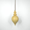 Pendule de radiesthésie artisanal, tourné en bois de Buis.