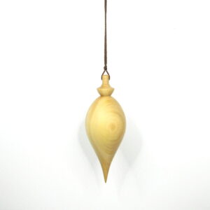 Pendule de radiesthésie artisanal, tourné en bois de Buis.